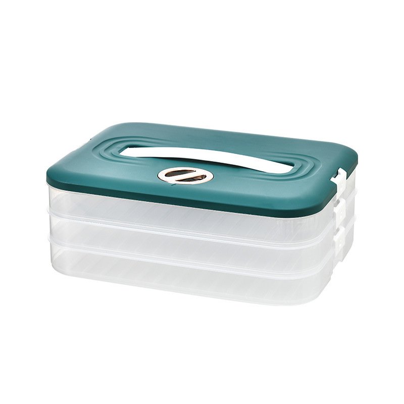 Home sealed container storing frozen vegetables