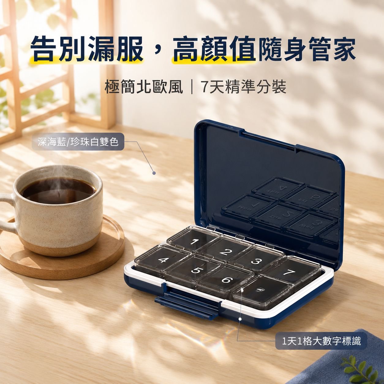 大容量攜隨身藥盒