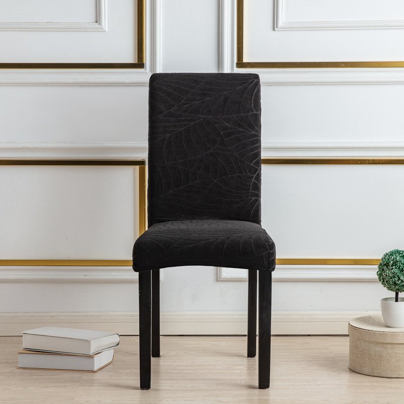 Large leaves Office chair cover Stool Protector Stretch Onepiece Jacquard Waterproof and durable Sof