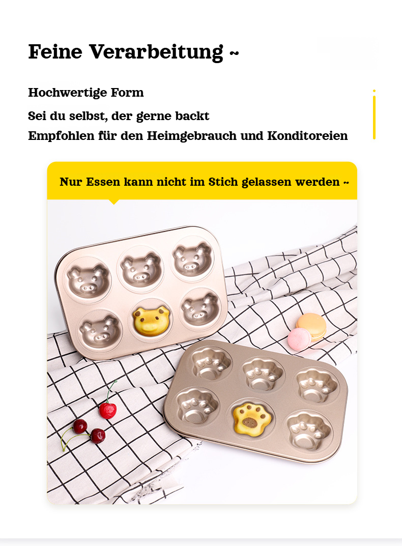 Detailansicht der Mini-Backform für kleine Donuts