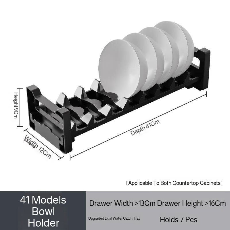 Kitchen drawer divider cabinet dish storage rack bowl and chopsticks plate storage box cutlery dish 