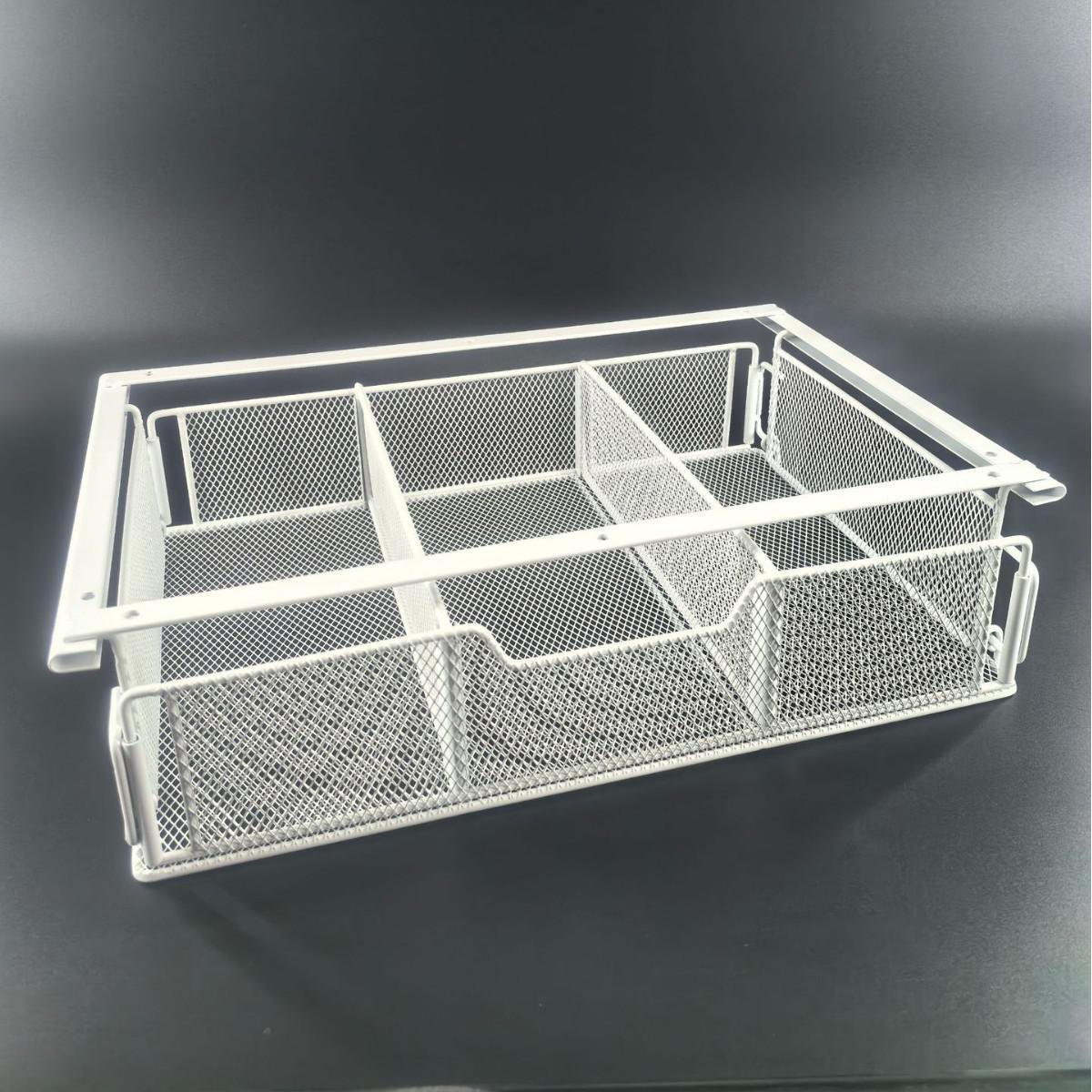 Under-desk drawer storage rack