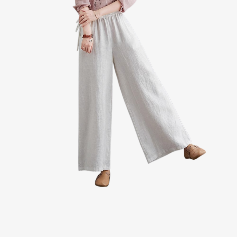 여성용 와이드 팬츠 코디 예시