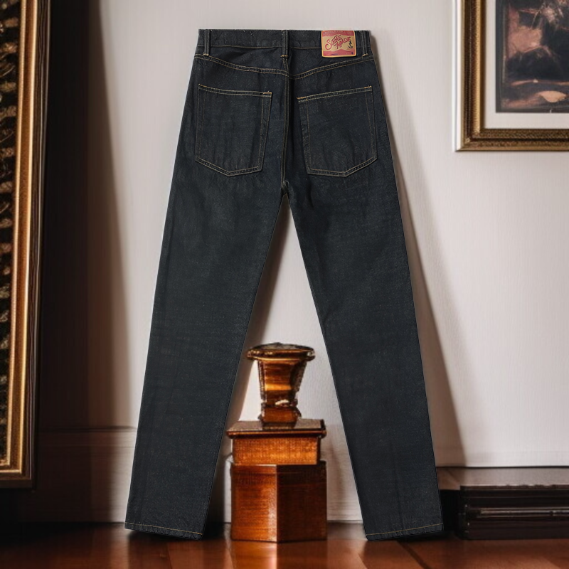 15オンスデニム生地の質感ディテール写真