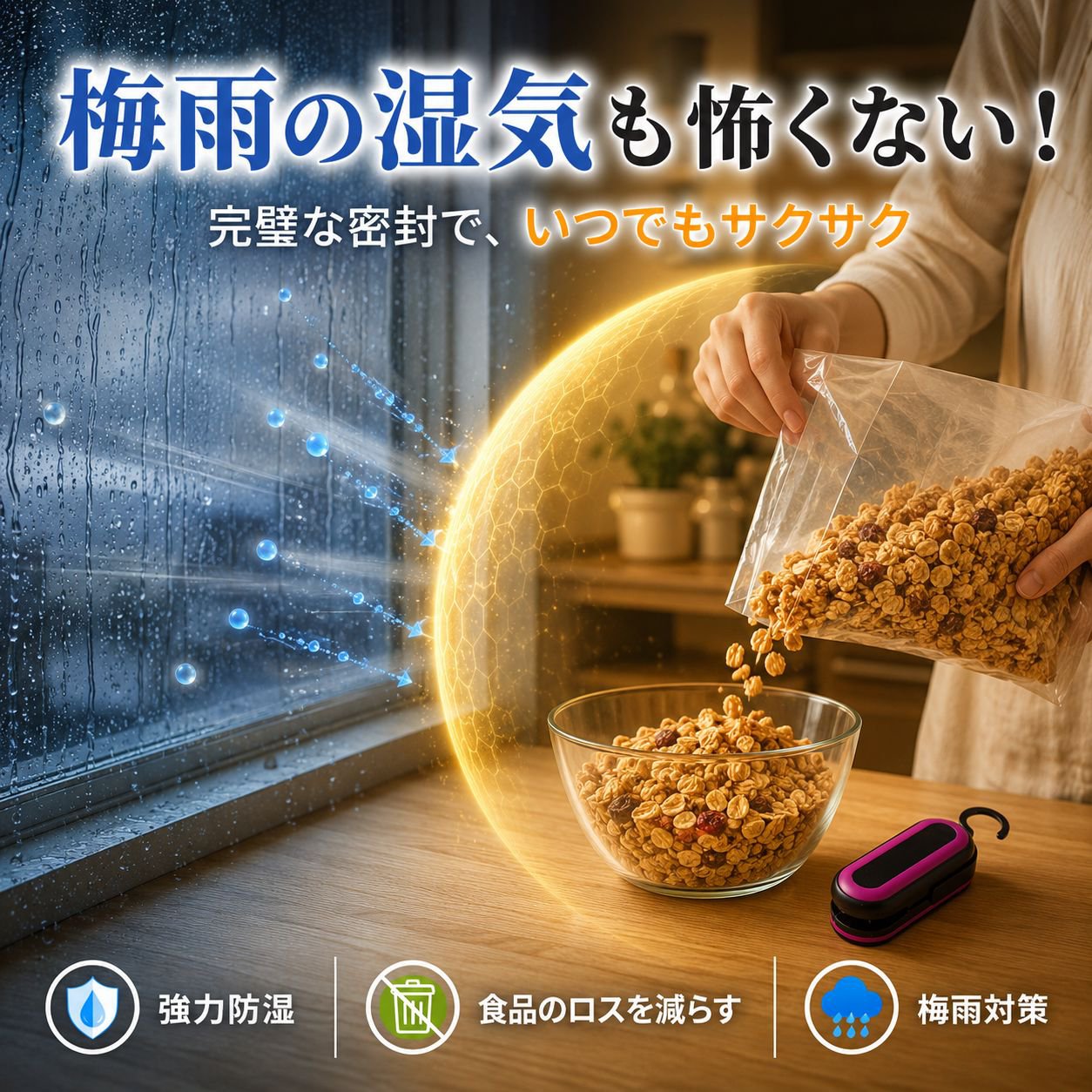 小型カッター付きミニシーラー