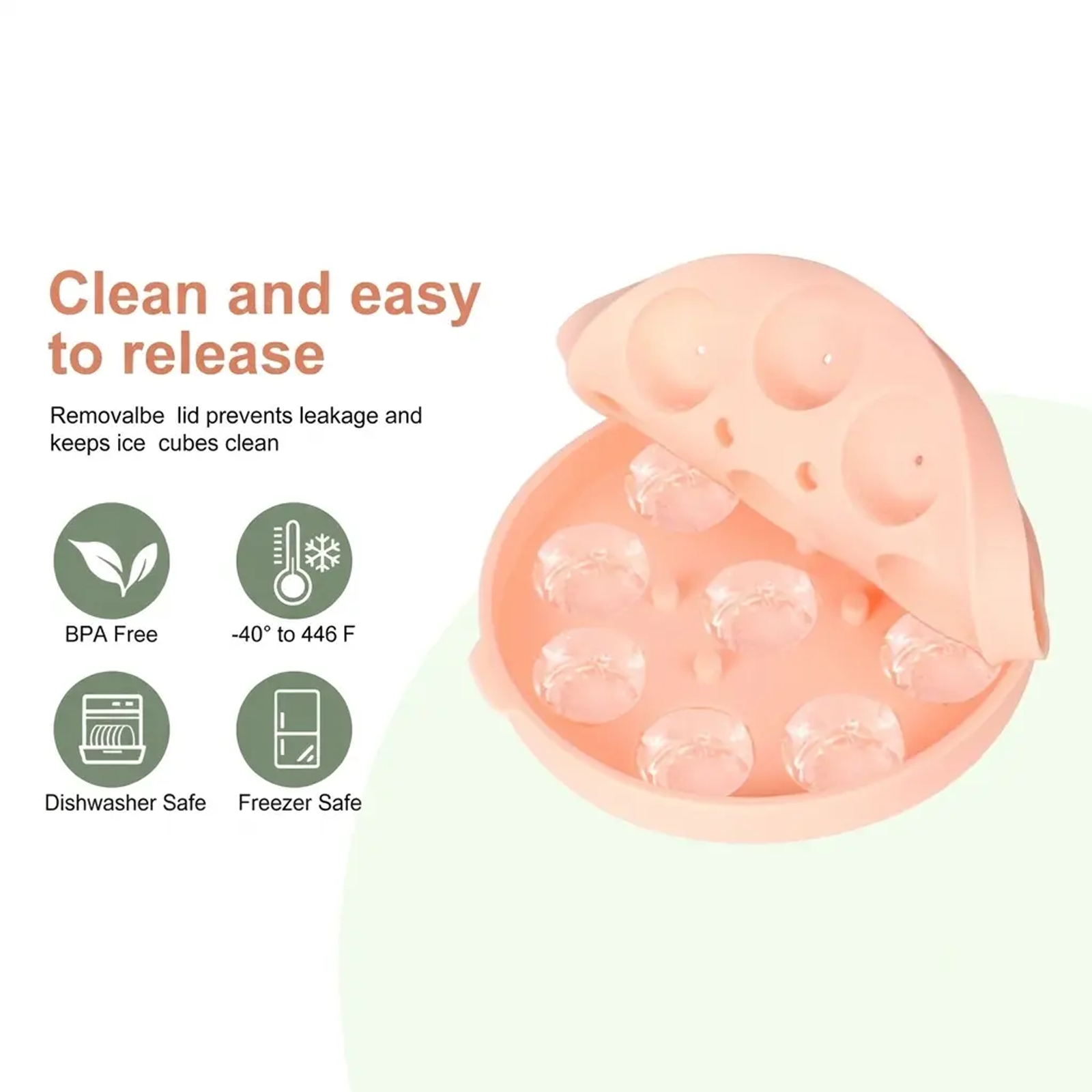 Moule à glaçons en silicone en forme de rose, qualité alimentaire, moule à glace pour whisky