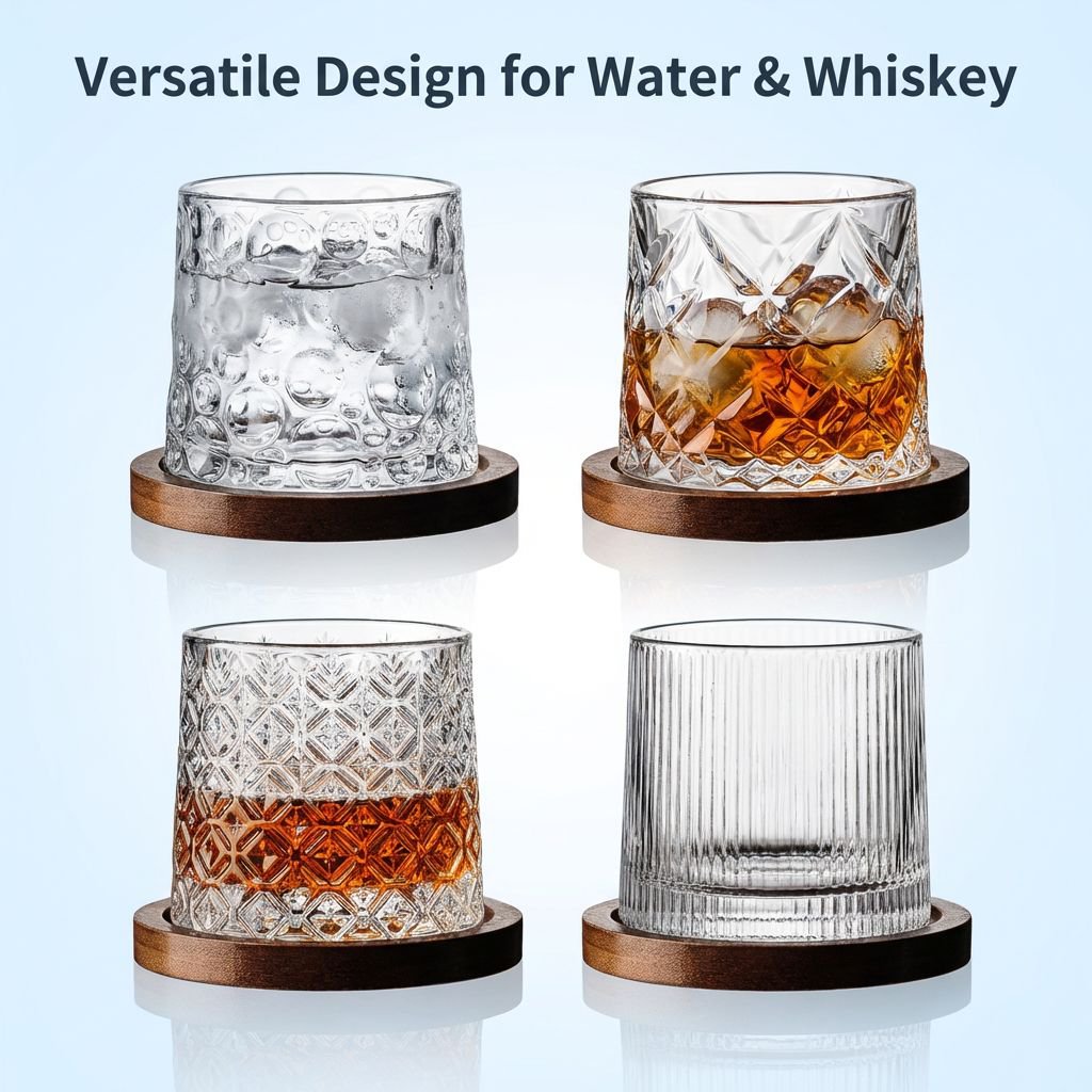 Rotating Brandy Glass – Wobble-Free Liquor Cup