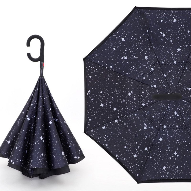 Windproof Double Person Automatic Reverse Umbrella for Men and Women