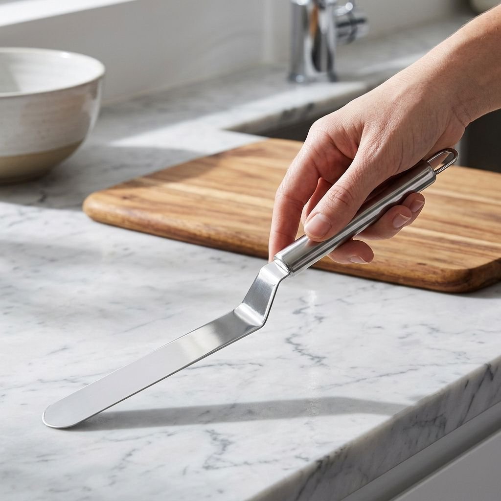 Stainless steel cake butter spatula