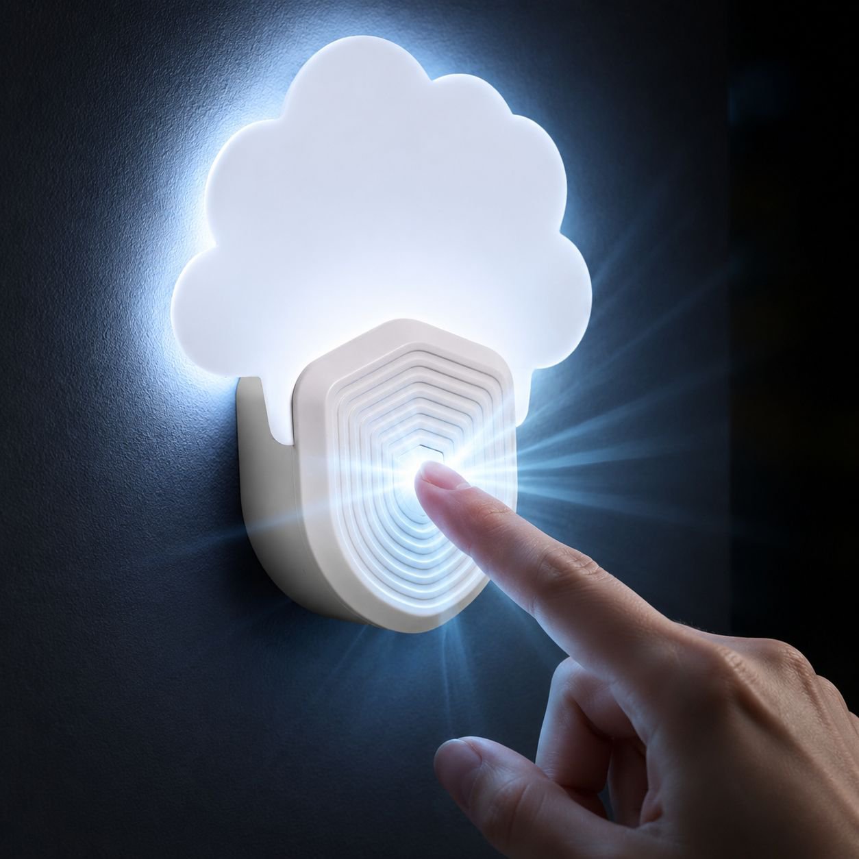 Cloud-shaped Blue Light Silent Mosquito Killer Lamp