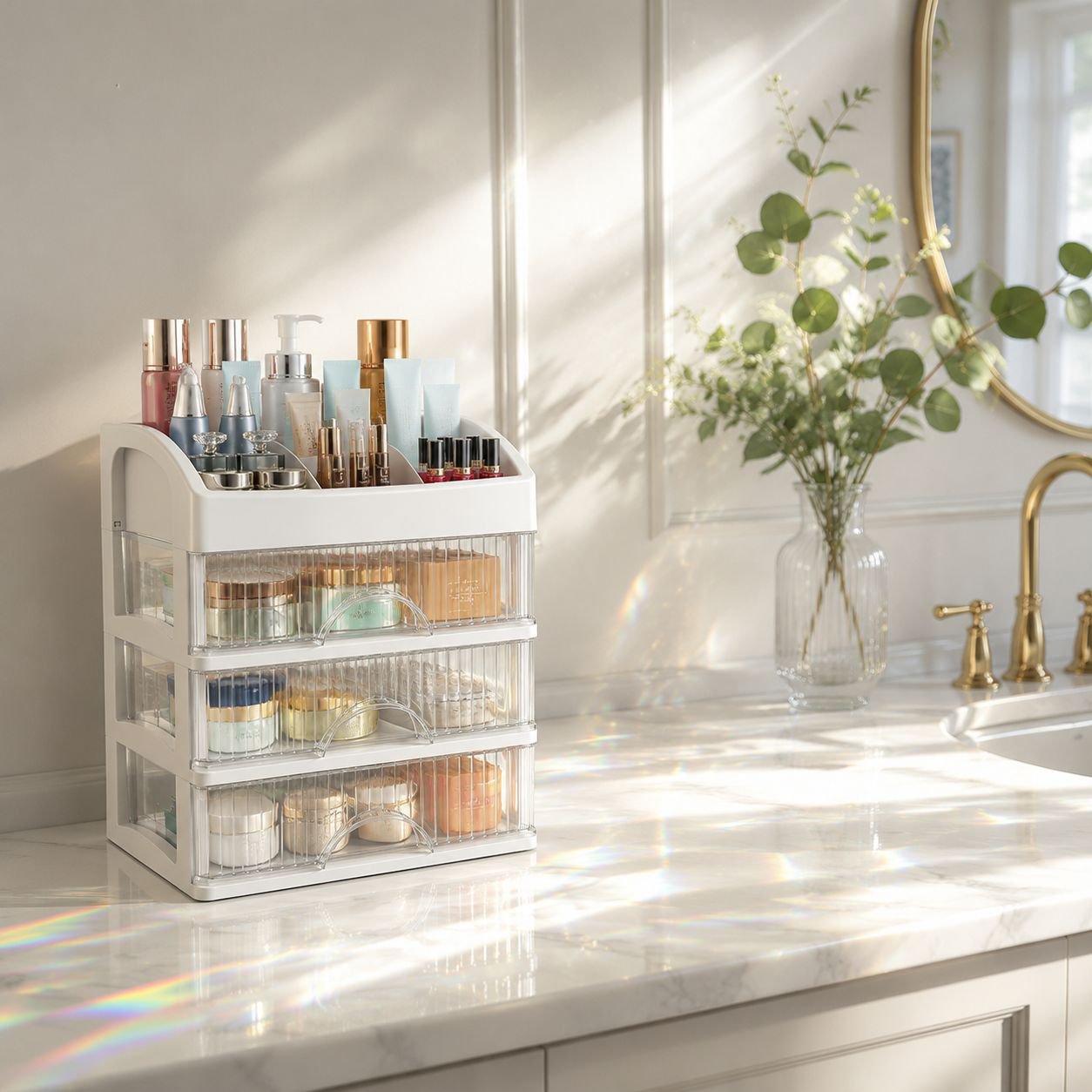 Household Multi-tier Dustproof Drawer Organizer