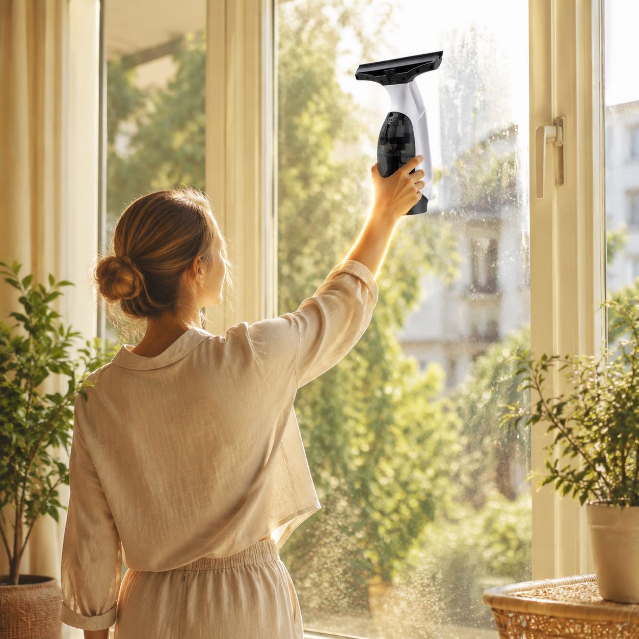 Multifunktionaler tragbarer Fensterreiniger