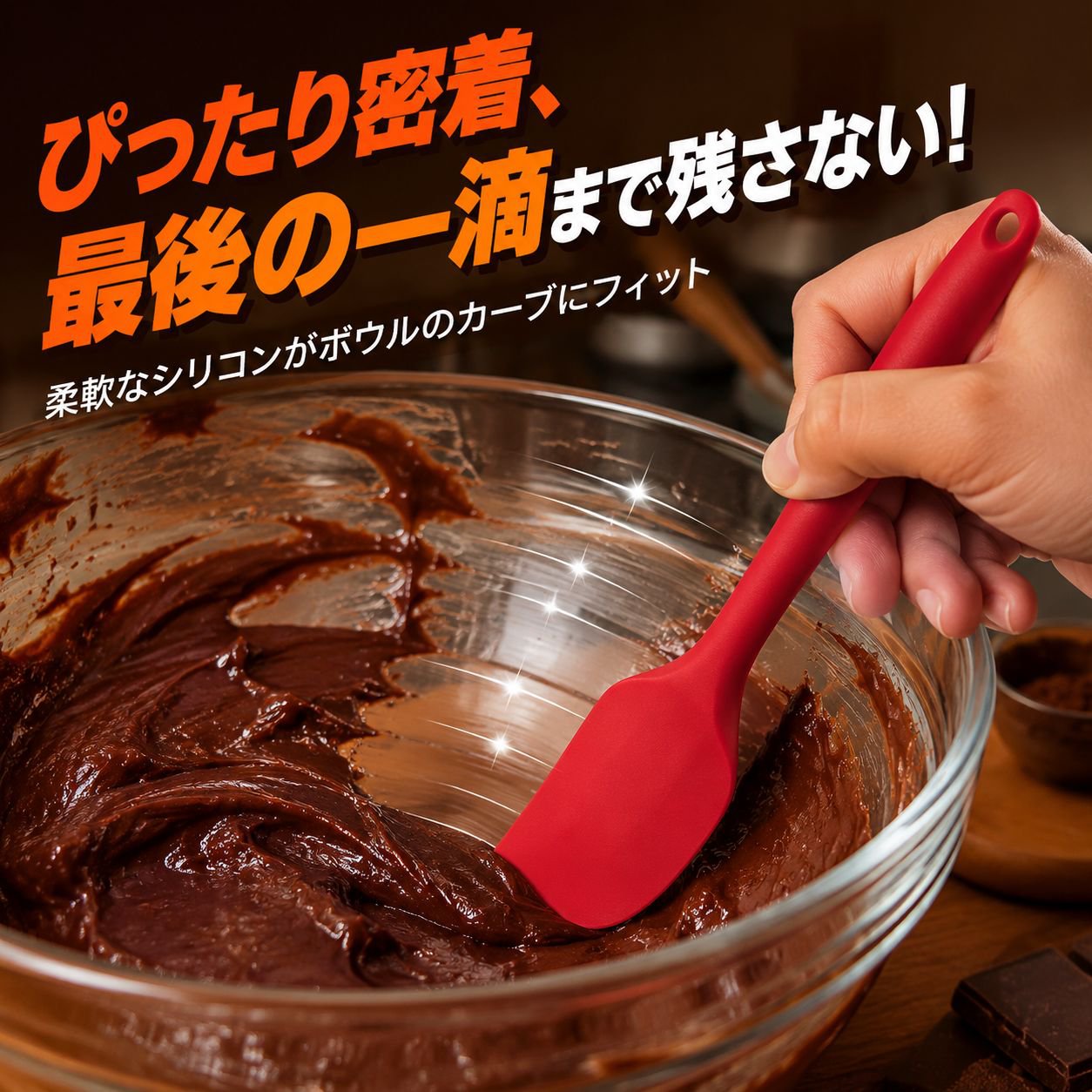 ベーキング用シリコンスパチュラツールセット