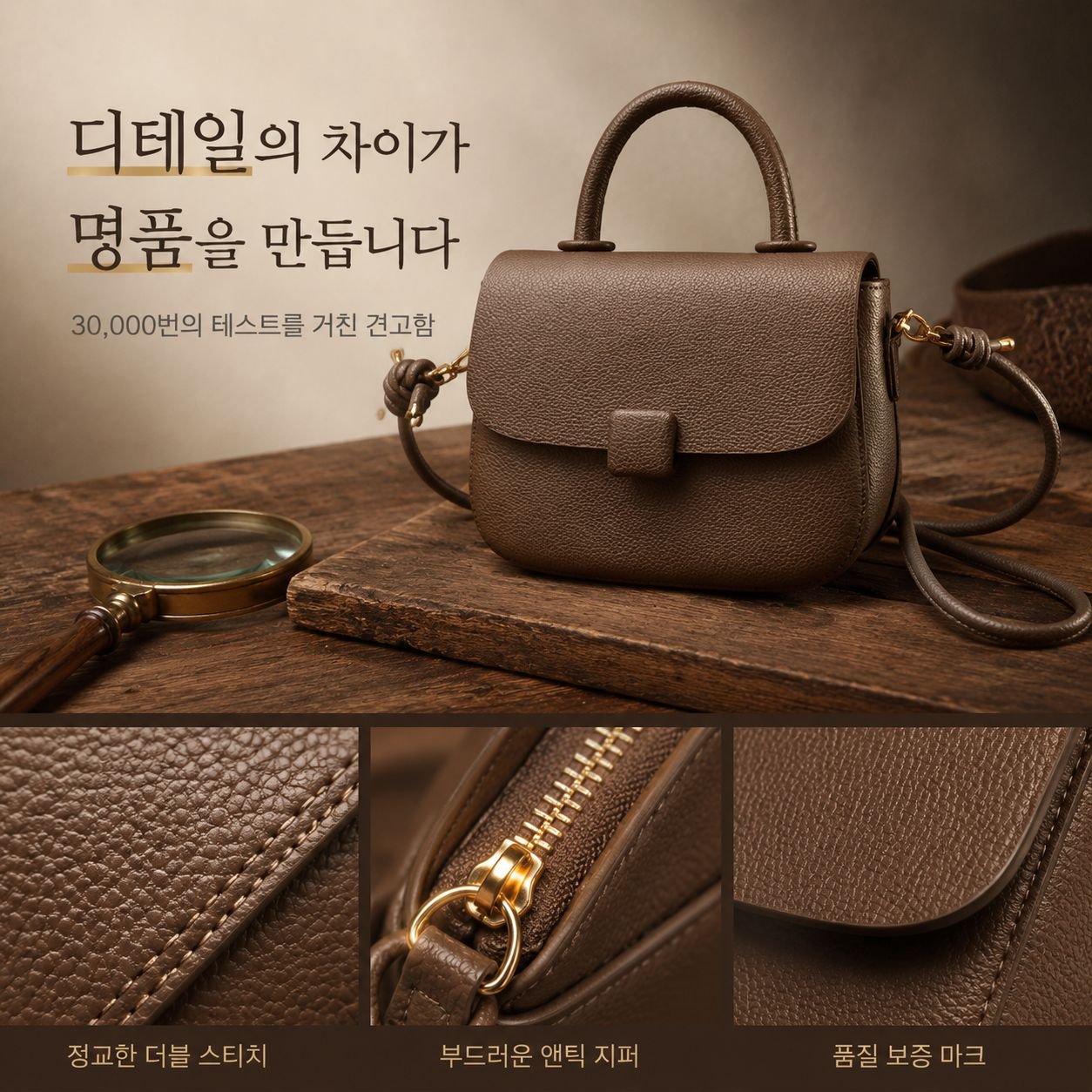 빈티지 무드 숄더백