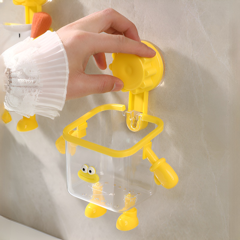 No-Drill Suction Cup Bathroom Organizer Box