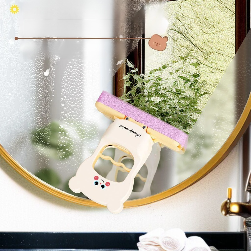 코튼 흡수 행주로 물기 닦는 이미지