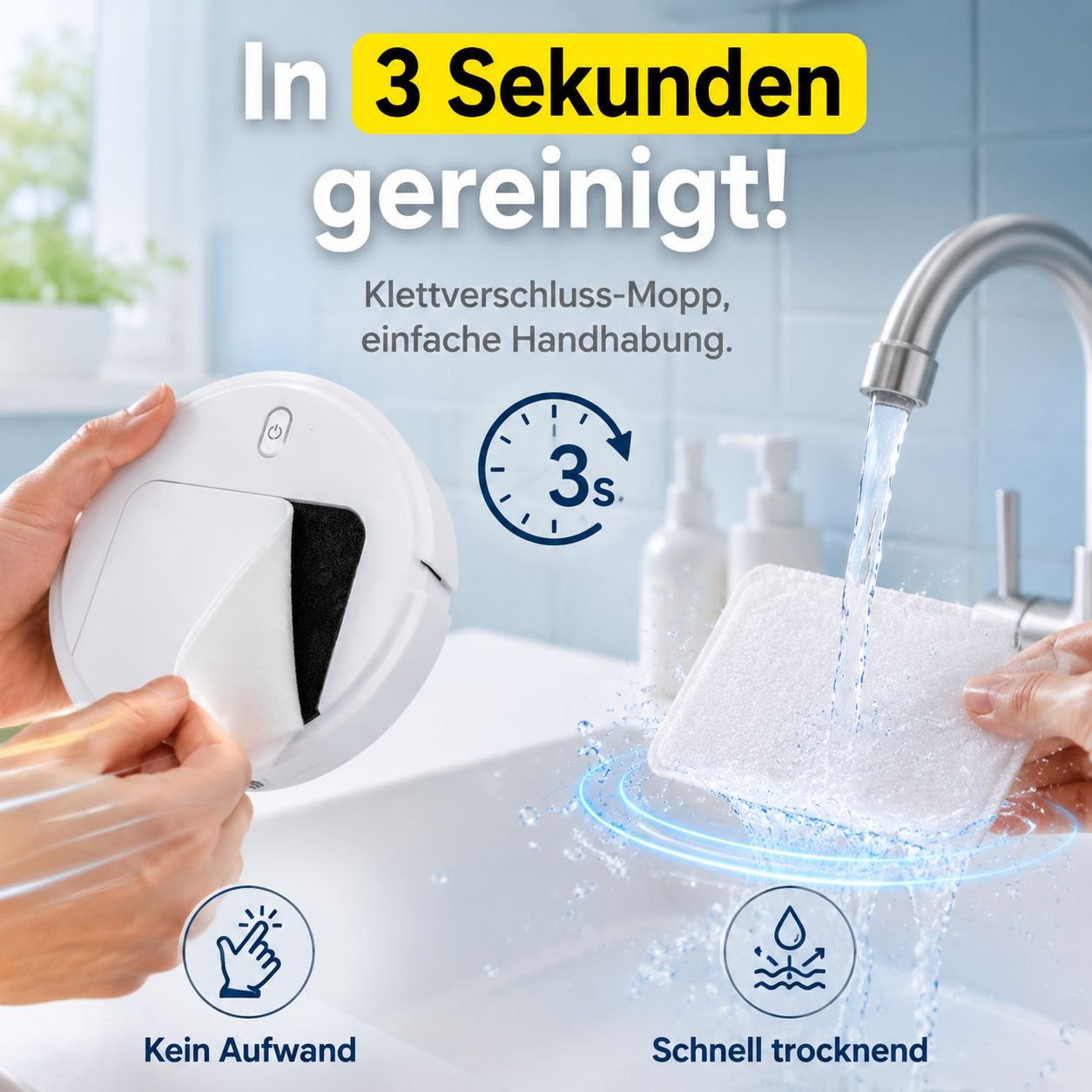Vollautomatischer Reinigungsroboter für Küche und Haushalt