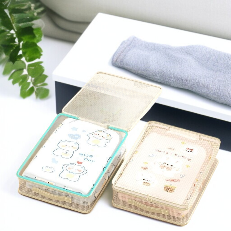 넉넉한 용량의 면 이불 수납 가방