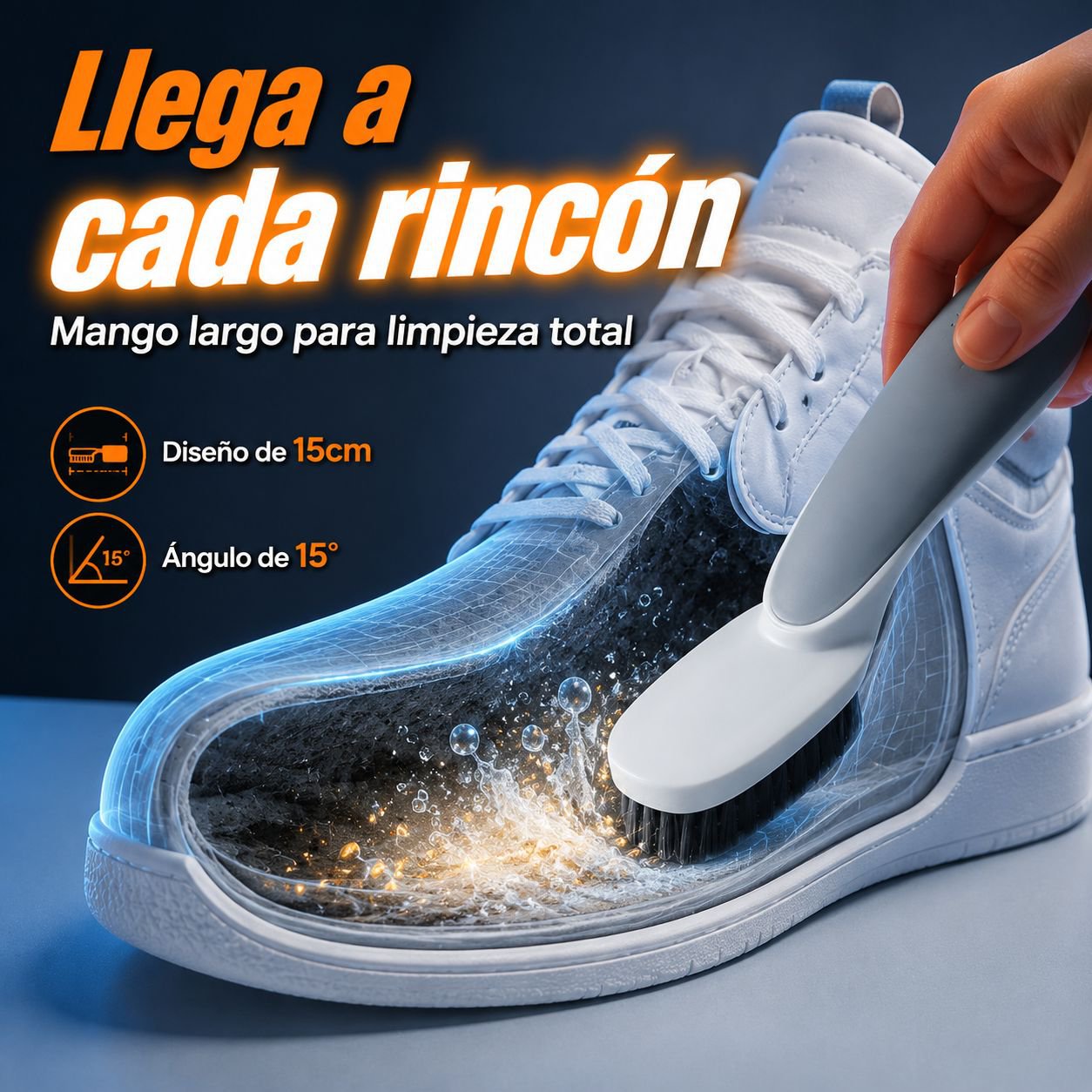 Cepillo de zapatos portátil multifuncional