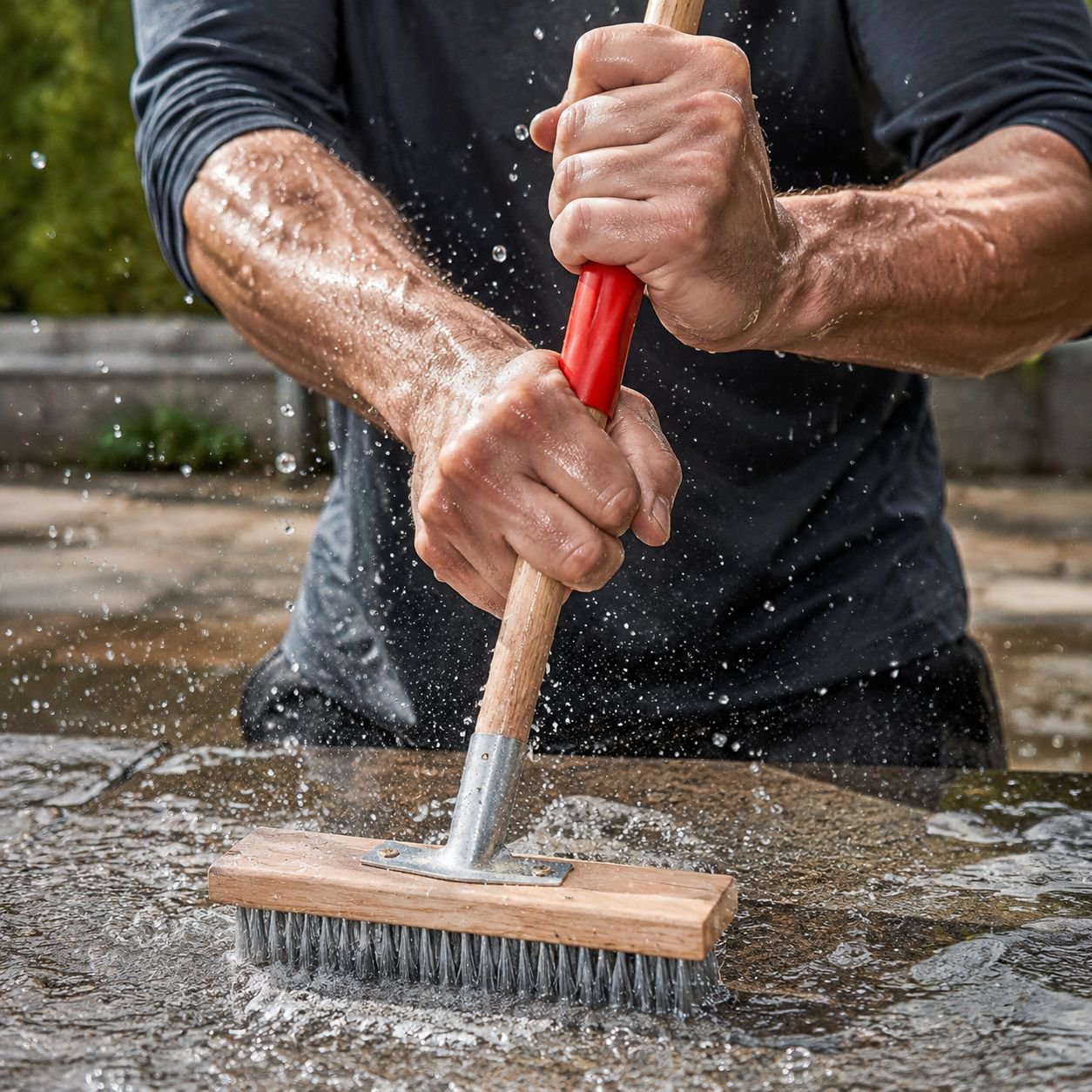 Multipurpose Long Handle Bathroom Floor Brush