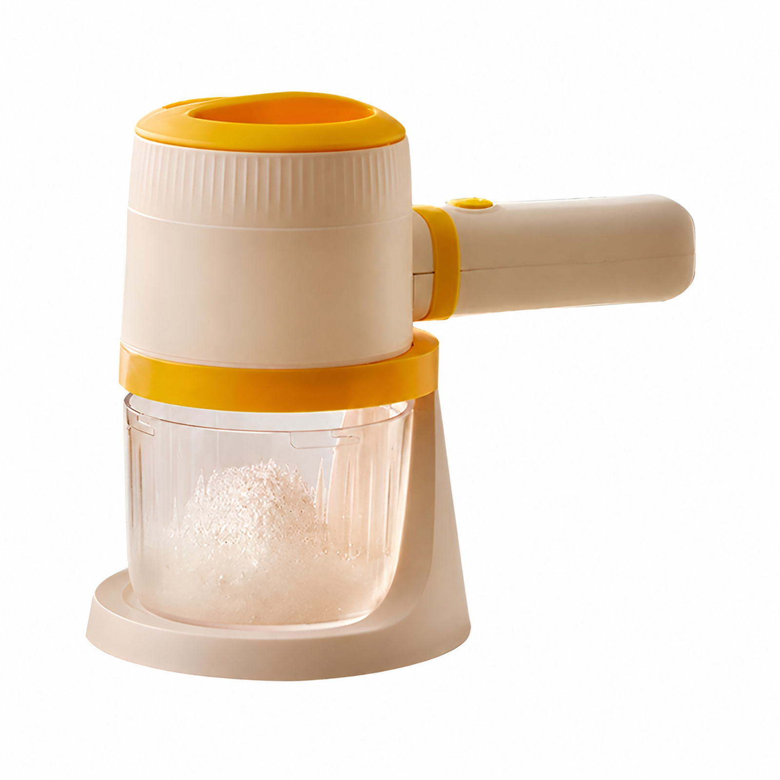 Electric ice shaver, smoothie maker for home use [1-second ice dispensing], suitable for all ice typ