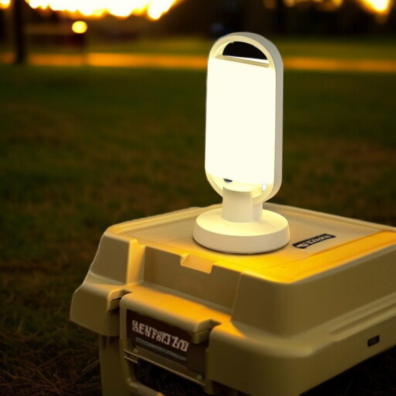 屋外庭用防水ソーラー街灯の設置例