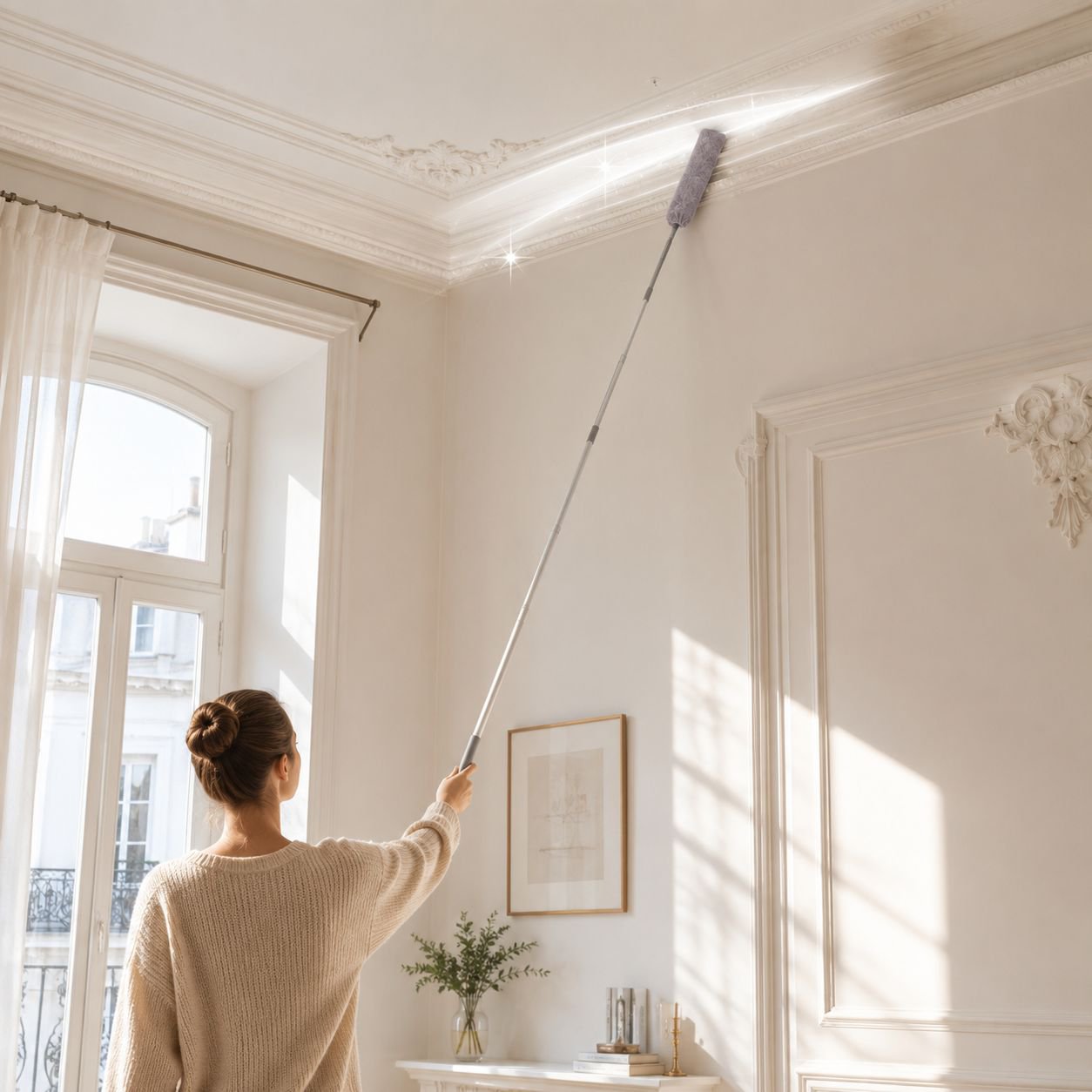 Herramienta de limpieza para debajo de la cama