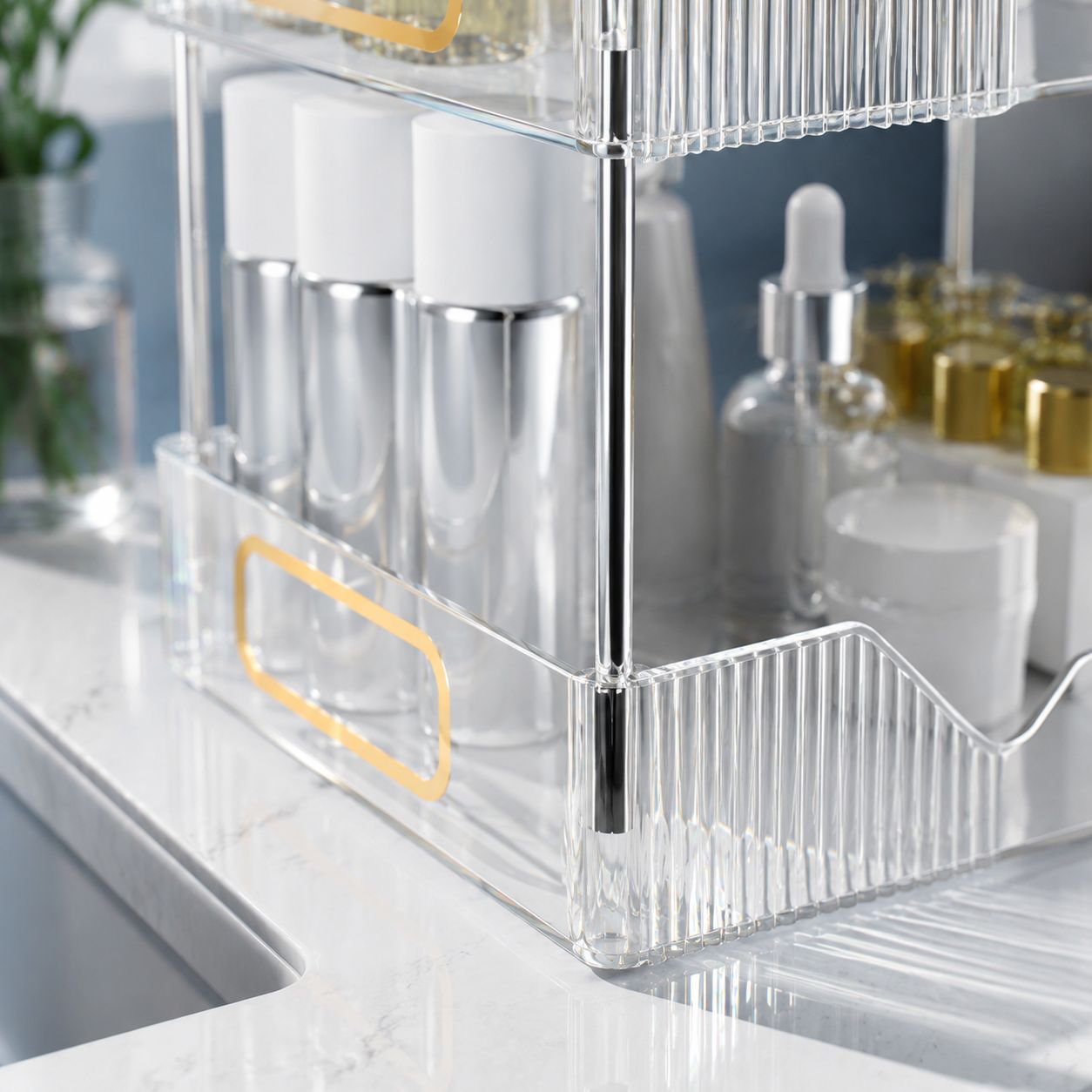 Bathroom storage rack for small spaces