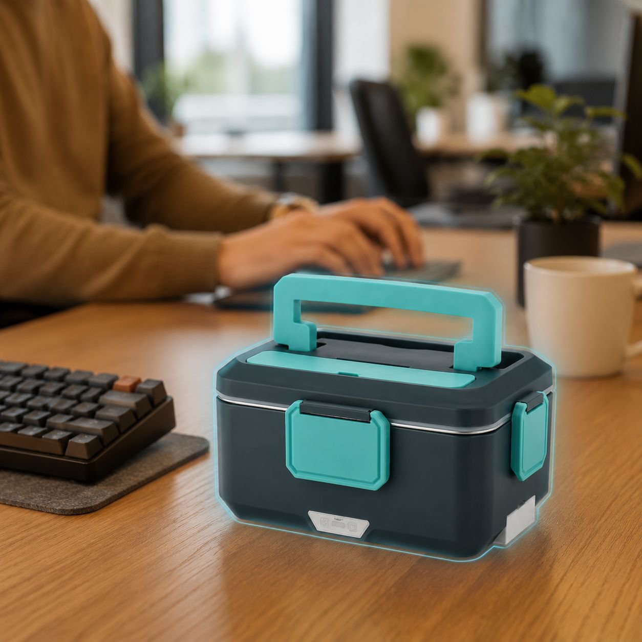 Lunch box heating function demonstration