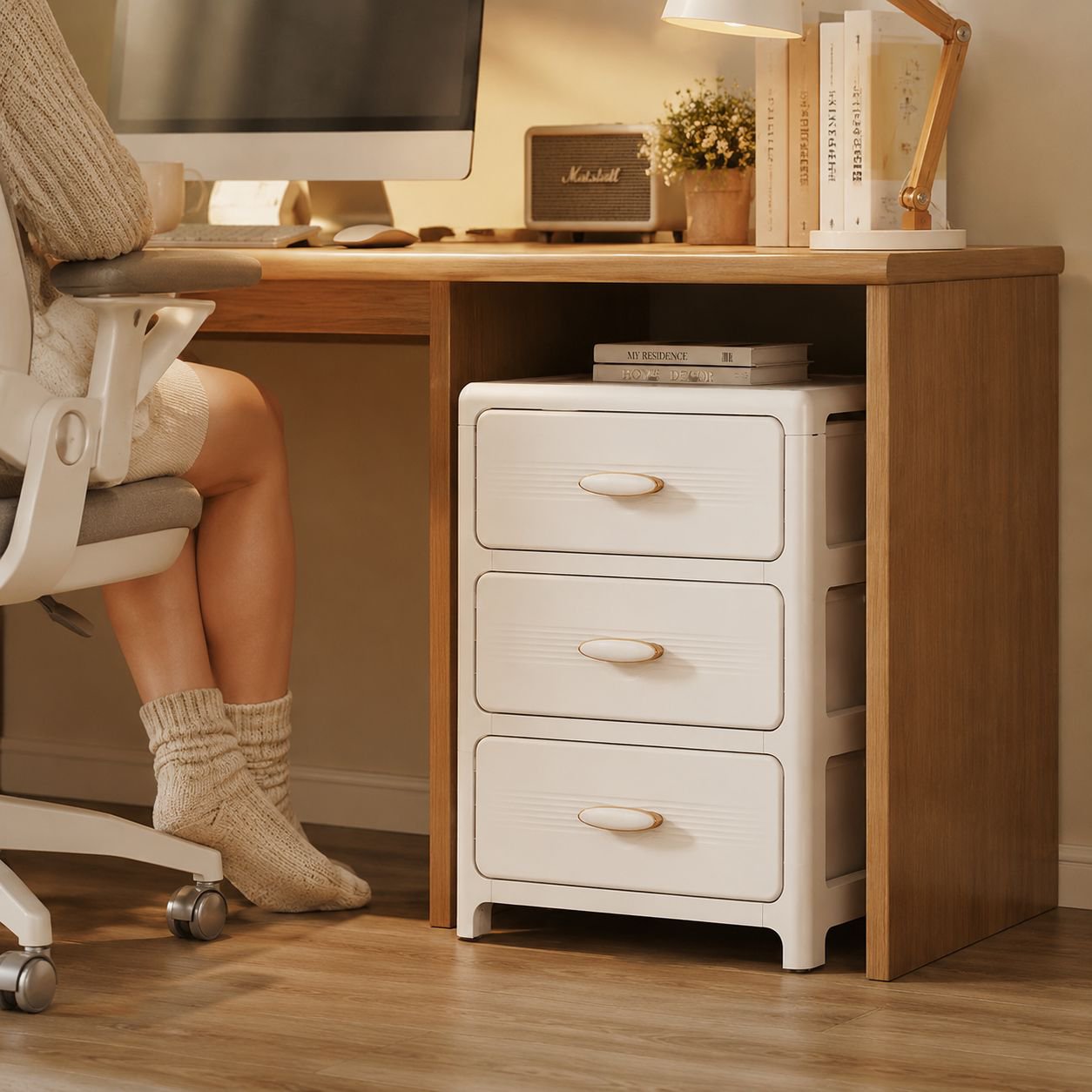 Armoire de rangement verticale pour espace limité