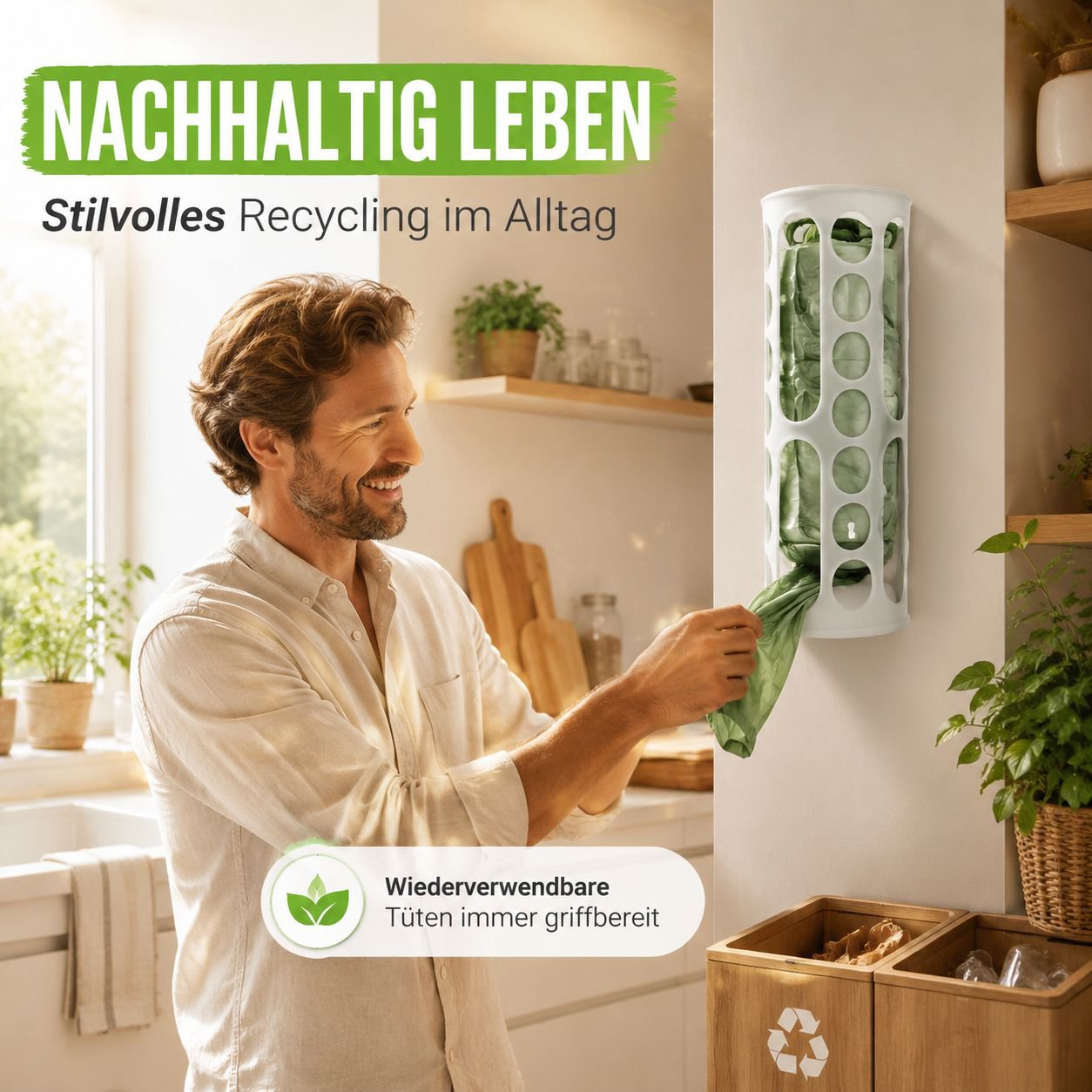 Wandmontierter Schubladen-Aufbewahrungsbox für die Küche