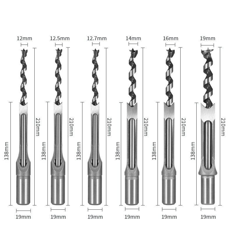 Woodworking Square Hole Saw Drill Set