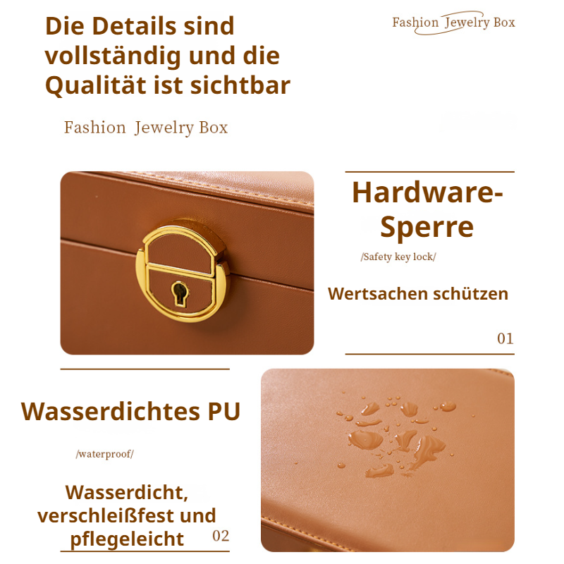 Tragbare Schmuckschatulle