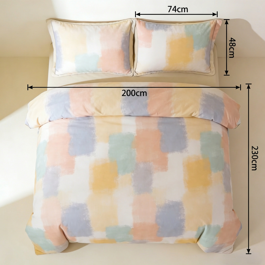 Elegant modern bedroom featuring Simple Style Bedding Set