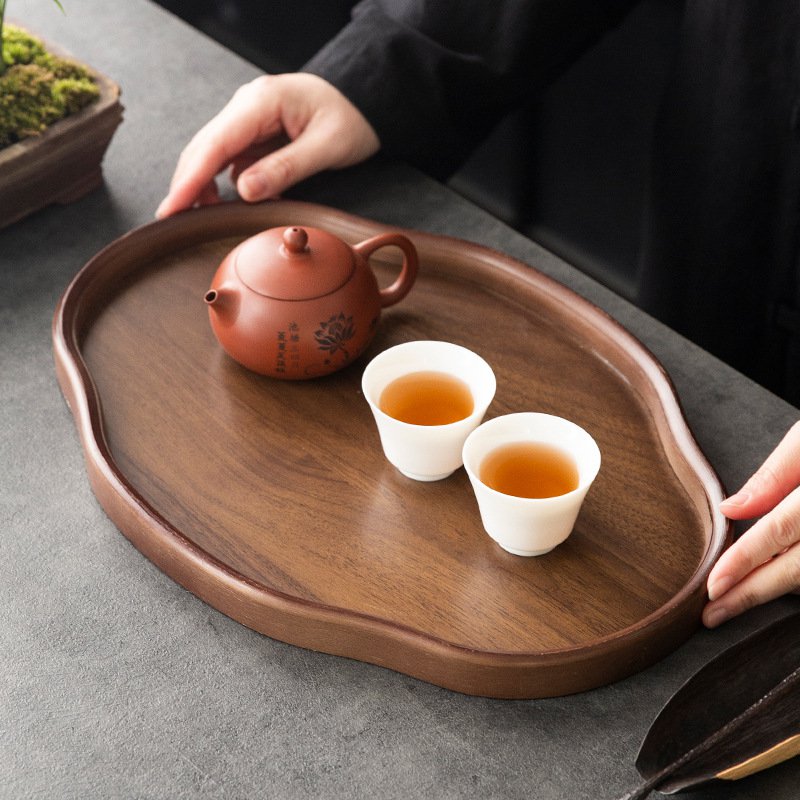 竹製中国式茶盆