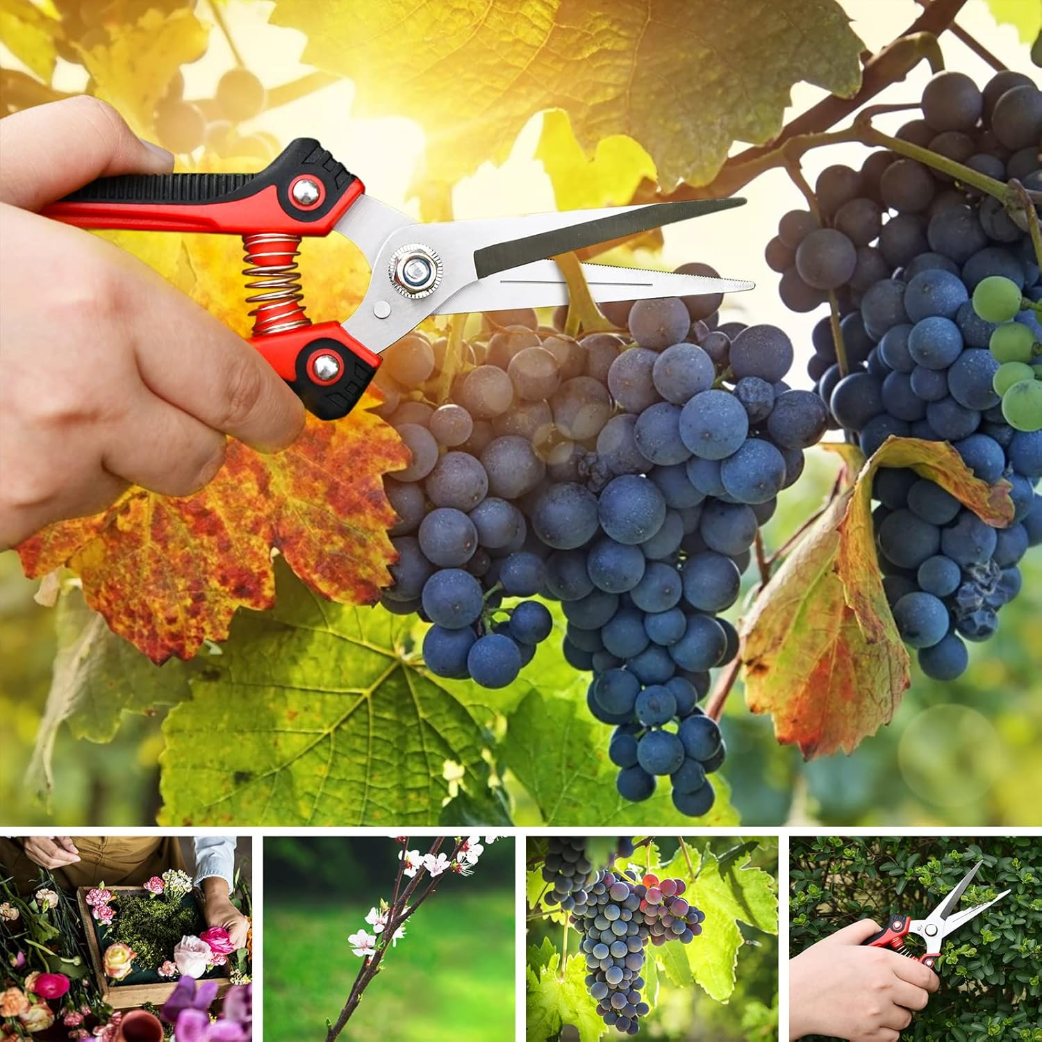 Kraftsparende Gartenschneiderschere