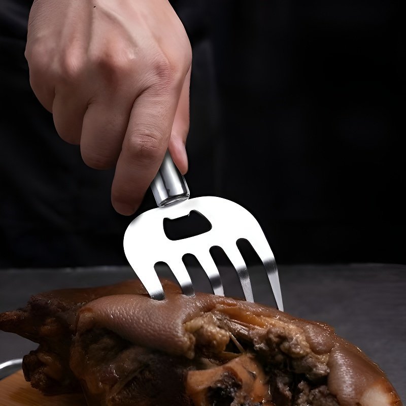 ステンレス製ミートシュレッダー 多機能肉裂きフォーク ベアクロー分割ツール