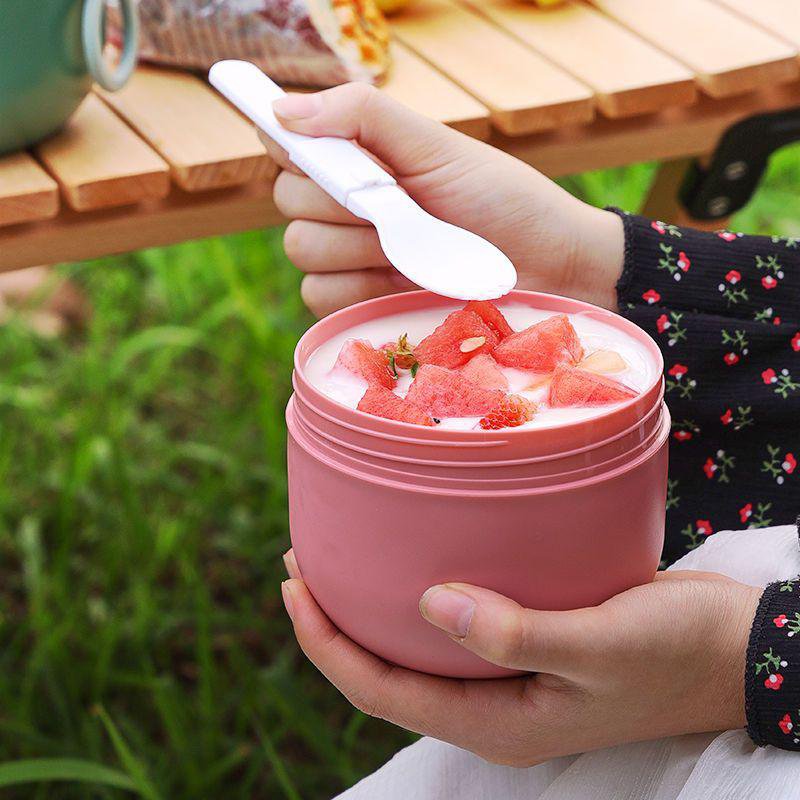 Spezielle Baby-Reisschüssel-Set, Mikrowellengeschirr, nicht faltbar, tragbar