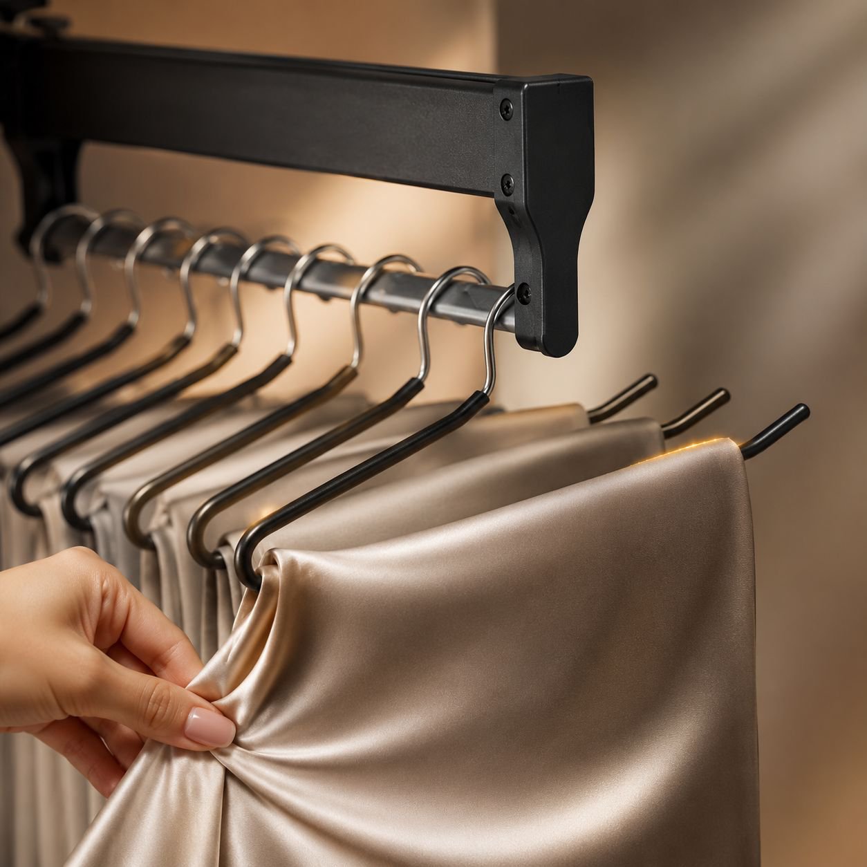 Home Closet Top Mount Retractable Multifunctional Organizer