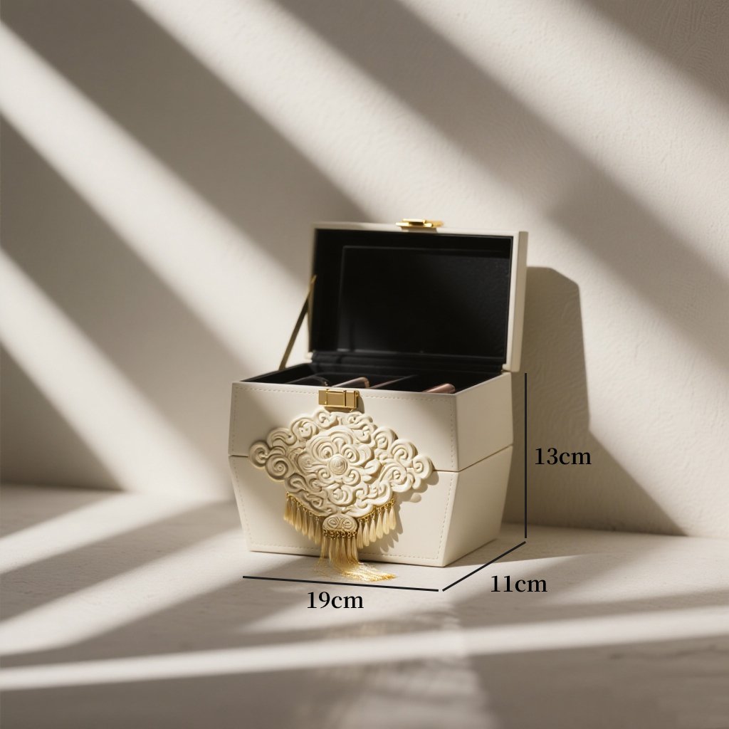 세련된 외관의 메이크업 케이스 디테일