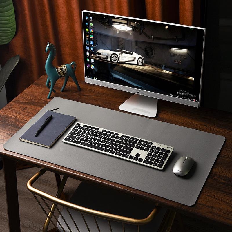 학생용 가죽 책상 패드 컴퓨터 마우스 패드 방수 대형 필기 데스크 패드