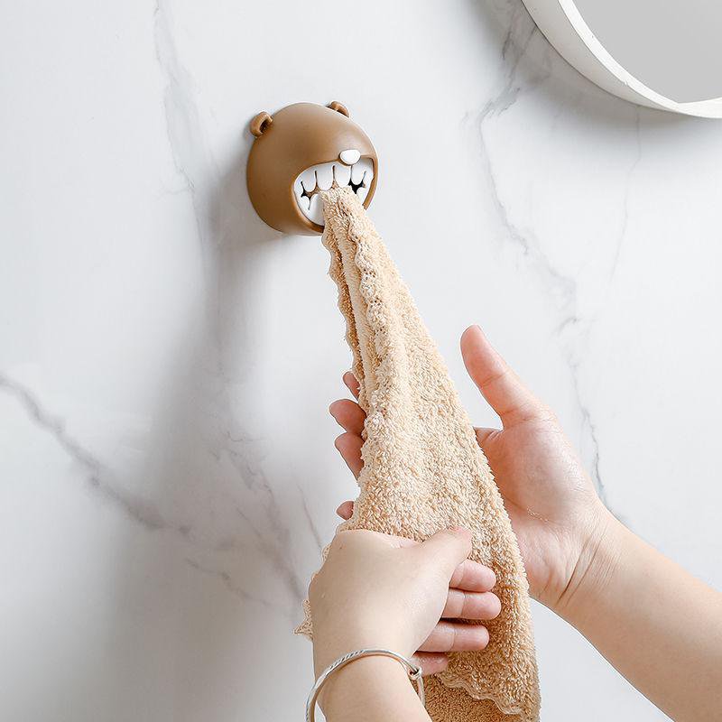 No-Drill Towel Rack