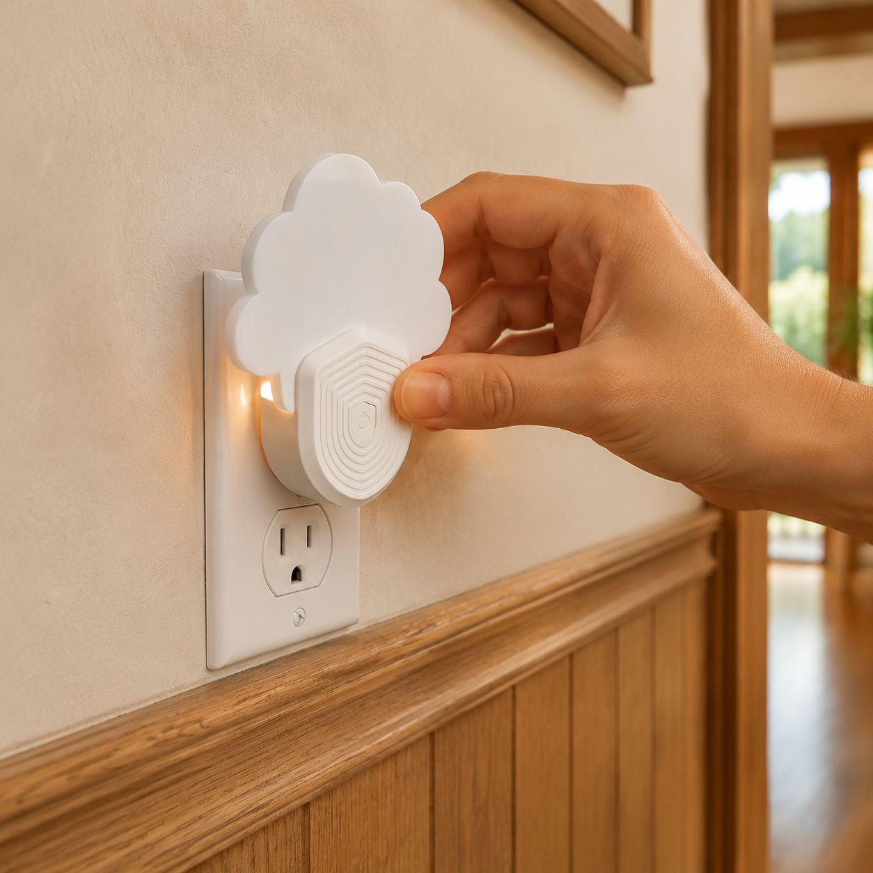 Modern mosquito killer lamp with cloud design