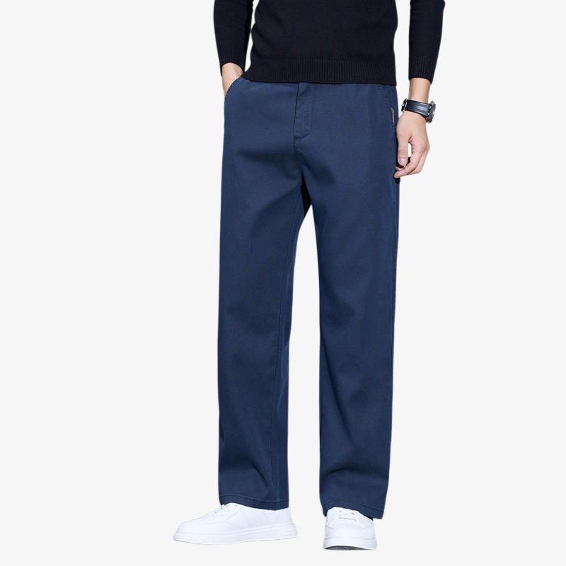 快適な着心地の秋向けメンズワイドパンツ
