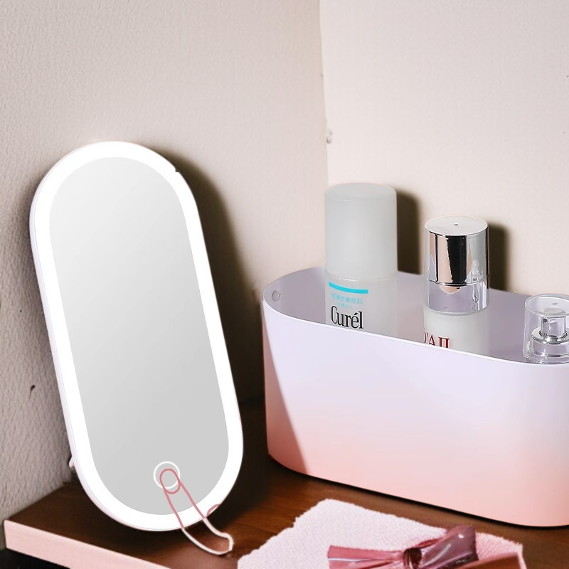 학생 기숙사용 충전식 탁상용 거울
