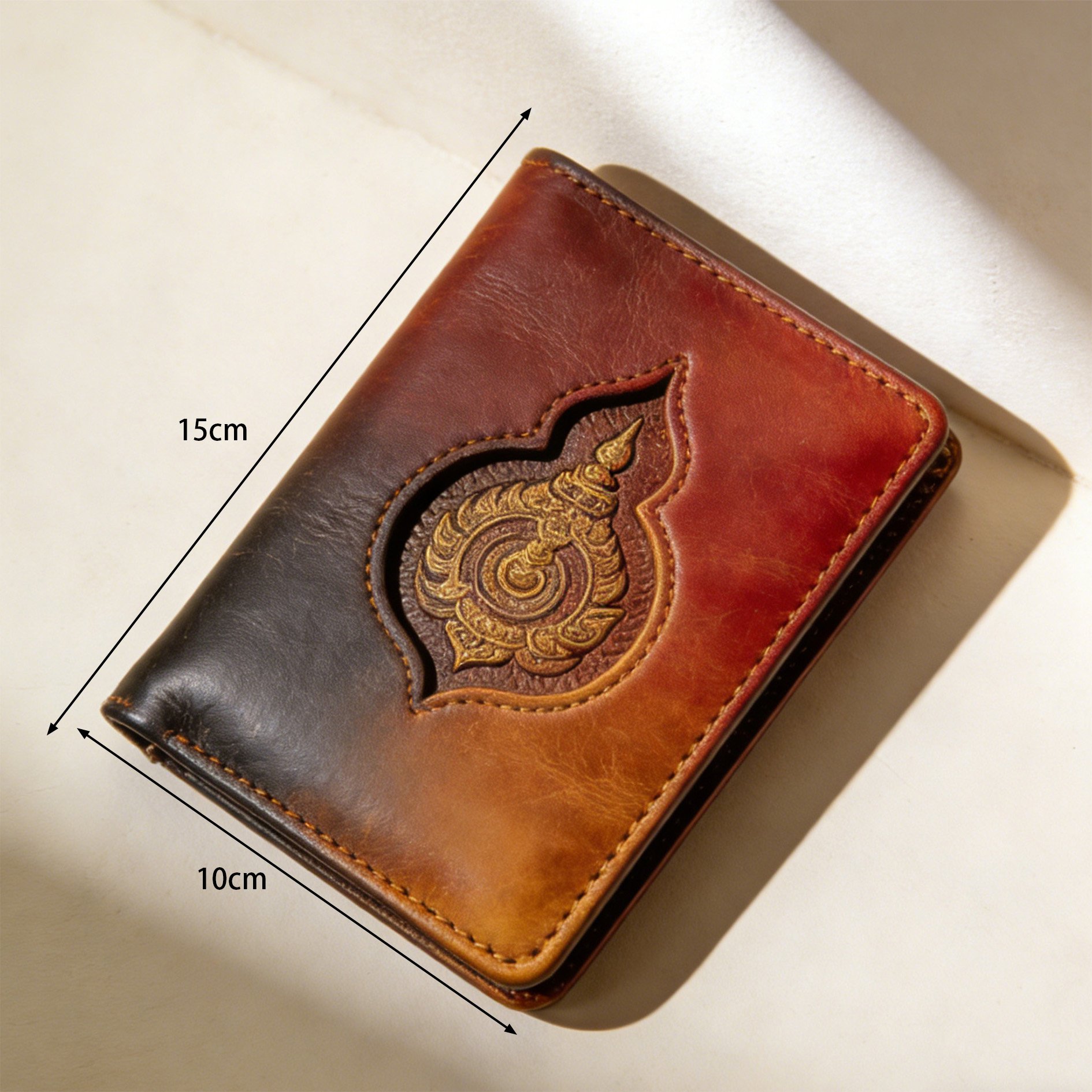 Porta pasaportes elegante y resistente para viajes