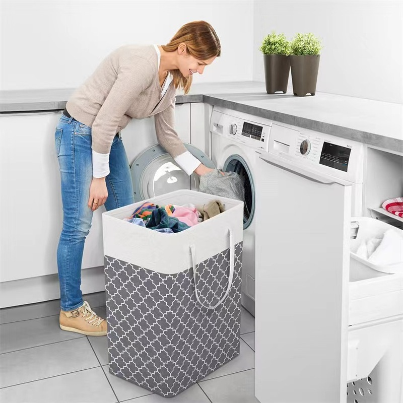 Seau de rangement pour jouets avec couvercle panier d’organisation
