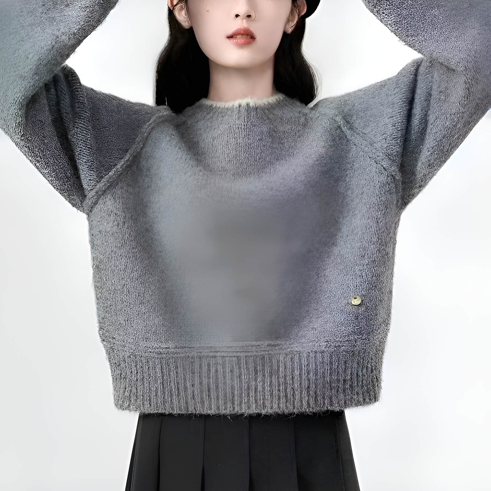 ゆったりフィット 快適 暖かく 防寒 セーター