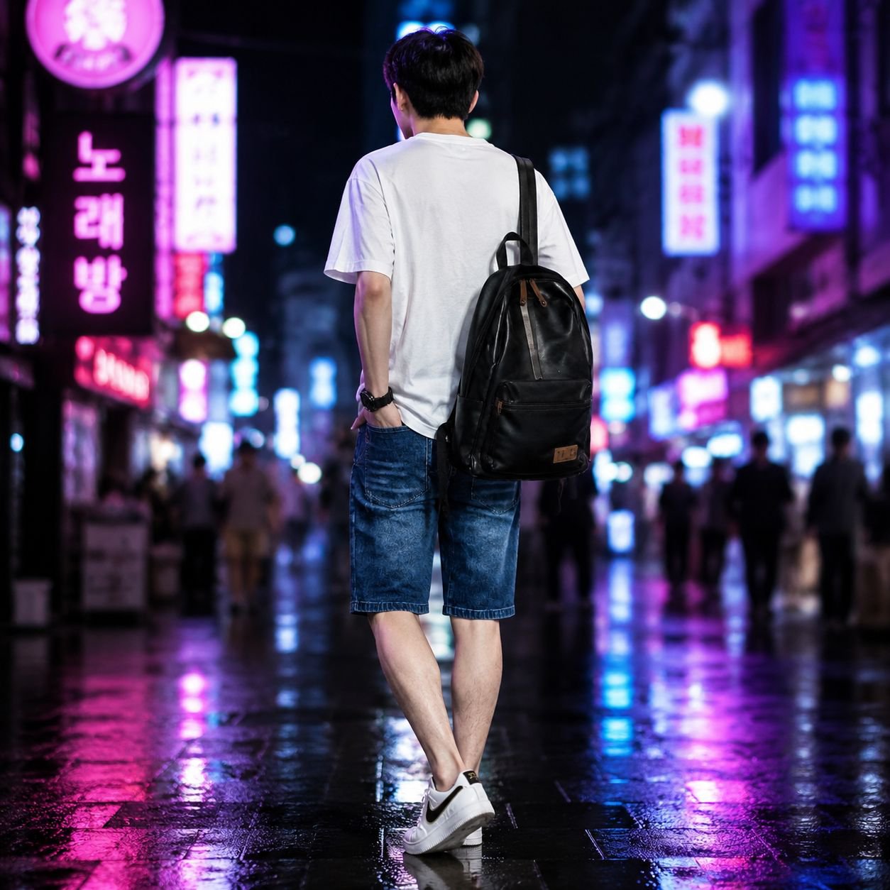 여름 패션에 적합한 남성 와이드 팬츠