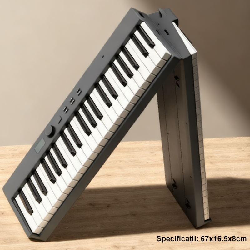 Pian digital compact cu taste sensibile